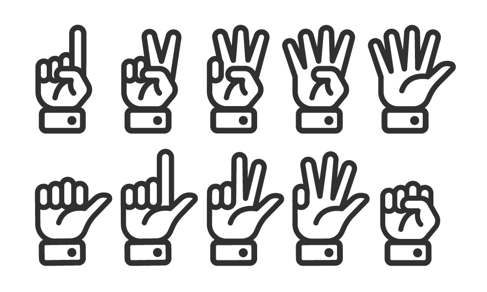 counting fingers