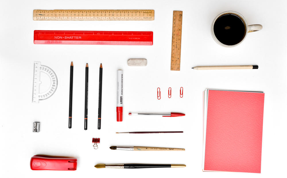 Items on a desk