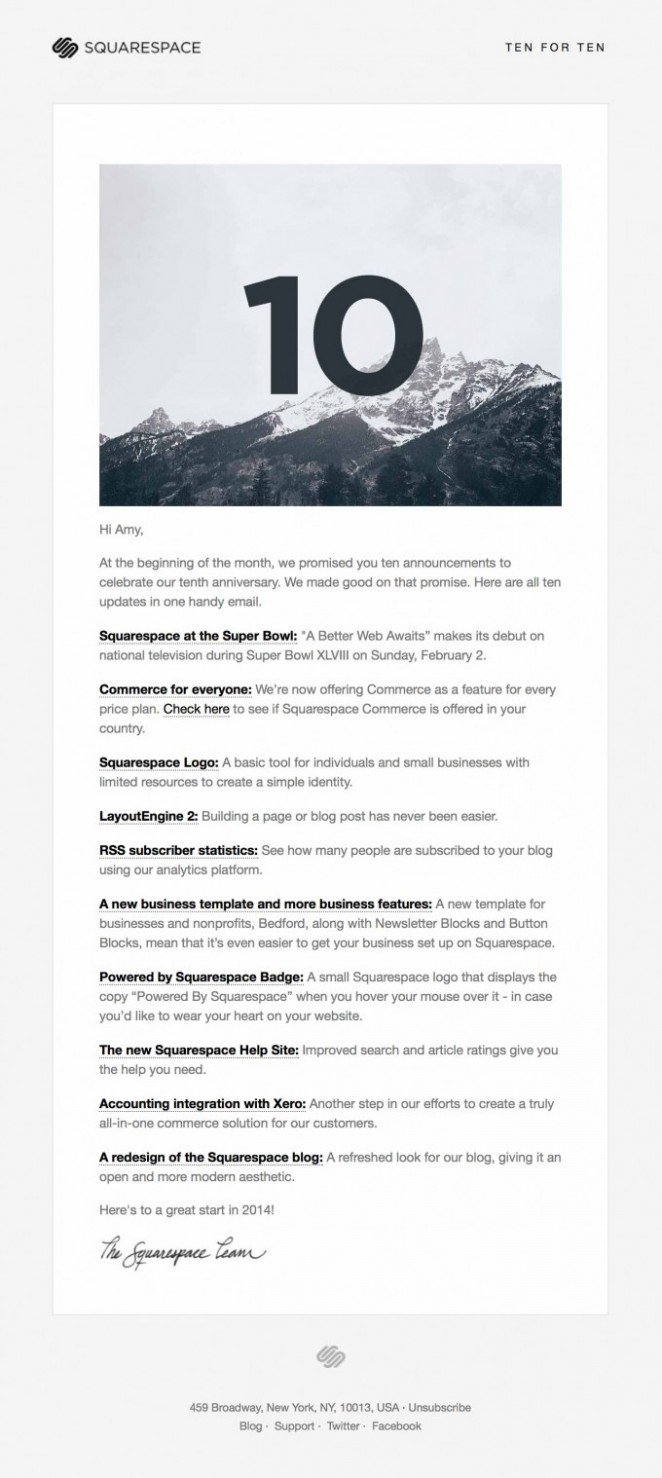 Sometimes less is more.. Minimalist email design | APSIS Blog Sometimes less is more.. Minimalist email design | APSIS Blog