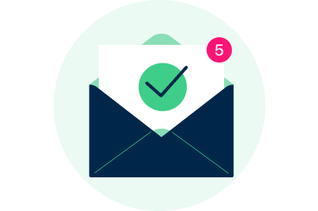 Icon of an envelope 